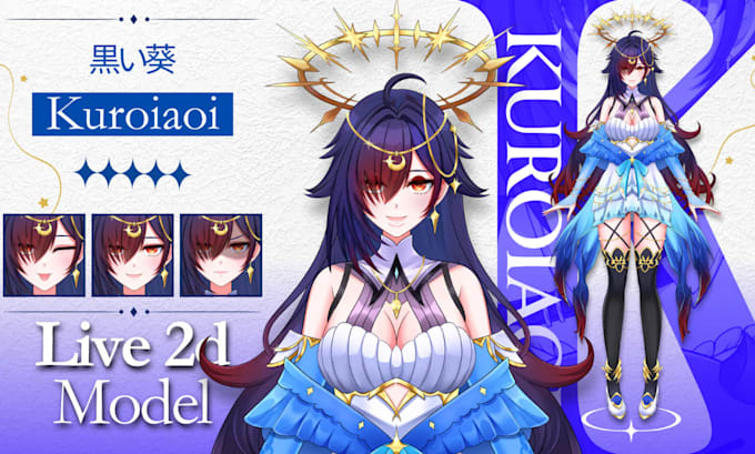 rig anime vtuber live2d model vtuber avatar live2d rigging vtuber model
