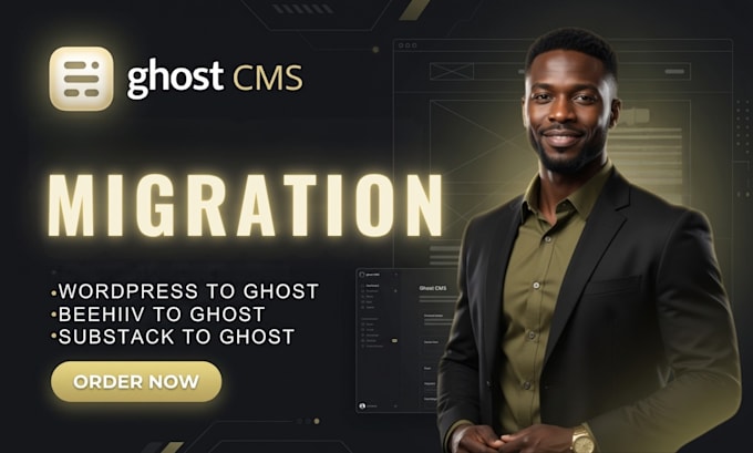 migrate wordpress, substack, beehiiv, mailchimp to ghost cms