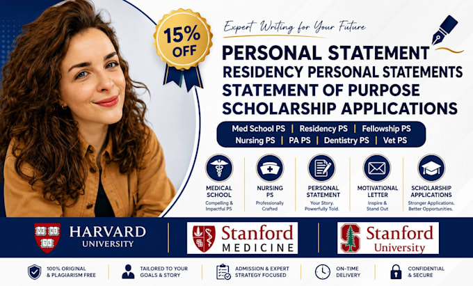 edit and proofread your medical school personal statement professionally