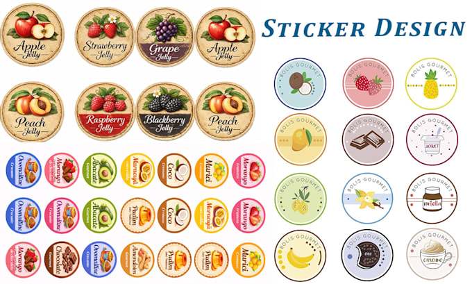create round logo, patch badge, sticker design
