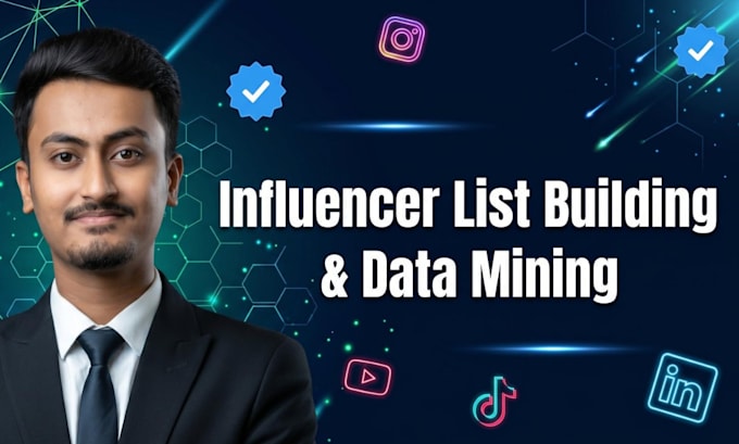 do influencer list building and data mining for marketing campaign