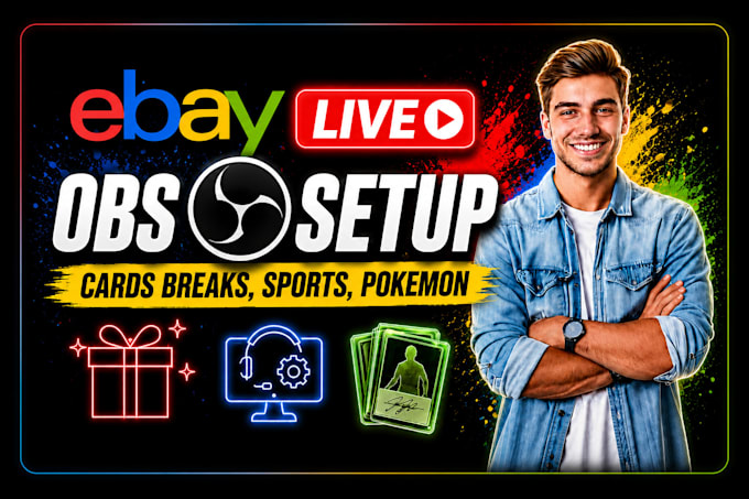 setup ebay live obs vertical stream for sports breaks