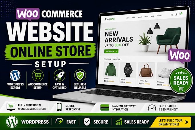 woocommerce store,  woocommerce website, redesign woocommerce, commerce