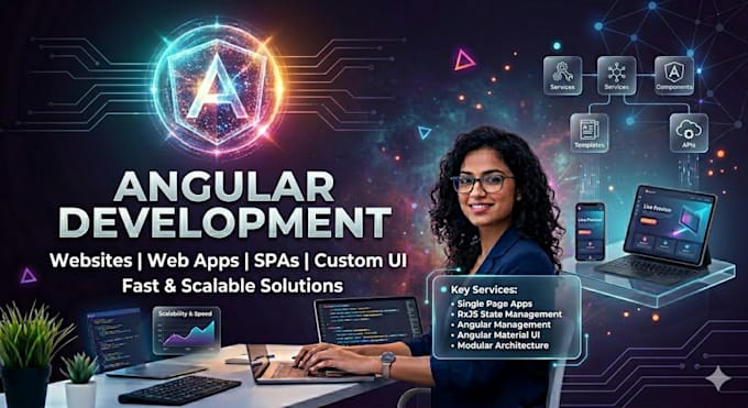 create custom angular web apps with API integration