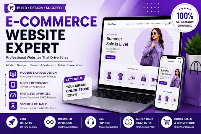 develop a professional woocommerce store in wordpress