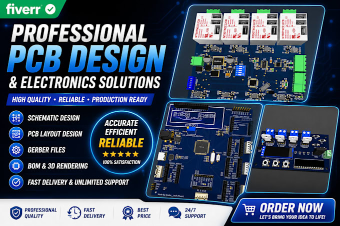 design robotics pcb, ai iot hardware, and wireless embedded systems