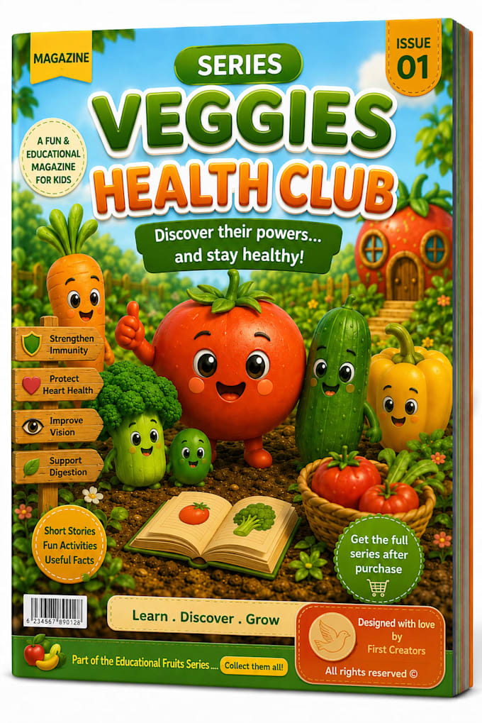 design 3d educational children story book