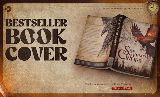 create eye catching fiction book covers
