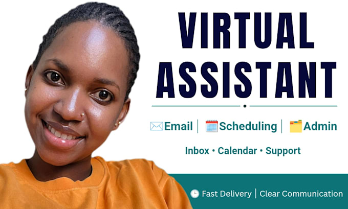 be your virtual assistant for email, scheduling and admin support