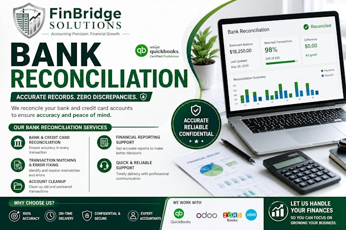 do bank reconciliation in quickbooks