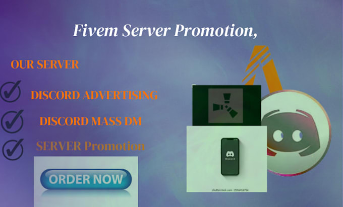 fivem server promotion, discord advertising, rust dayz, gaming server promotion