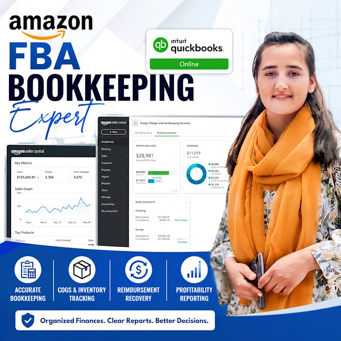 do amazon fba bookkeeping, cogs tracking, and reimbursement recovery