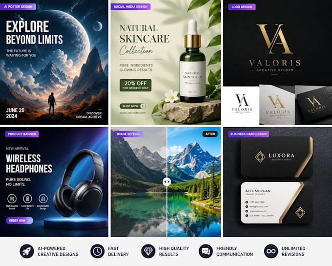 create professional ai powered graphic designs