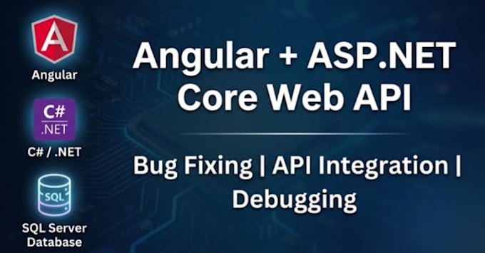 resolve angular and dotnet core web api bugs