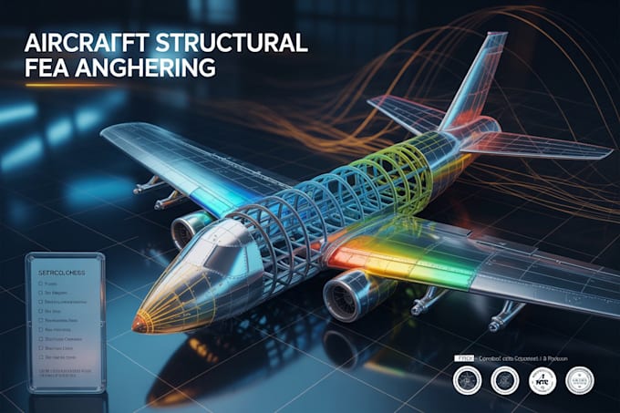 perform aircraft structural fea analysis stress fatigue and load study