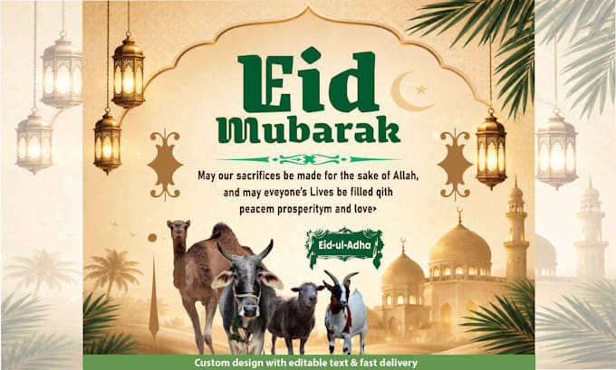 eid mubarak social media design