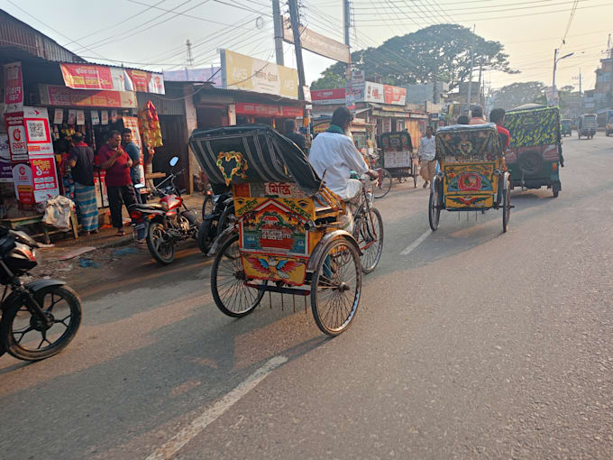 make cinematic rickshaw videos
