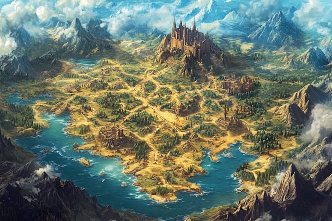 turn your map into fantasy map