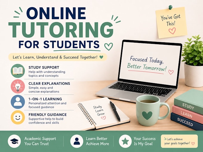 provide online study support and tutoring for students