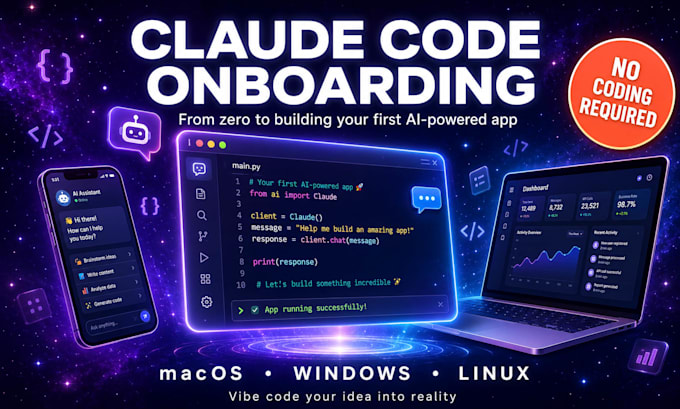 install claude code and onboard you to build apps with ai