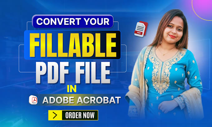 convert your fillable pdf file in adobe acrobat