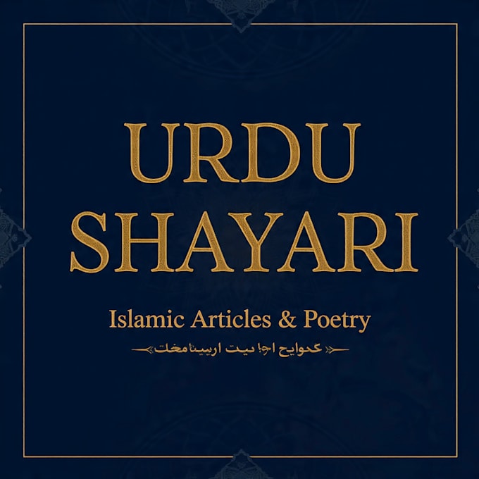 write urdu shayari, heartfelt islamic articles 24hr
