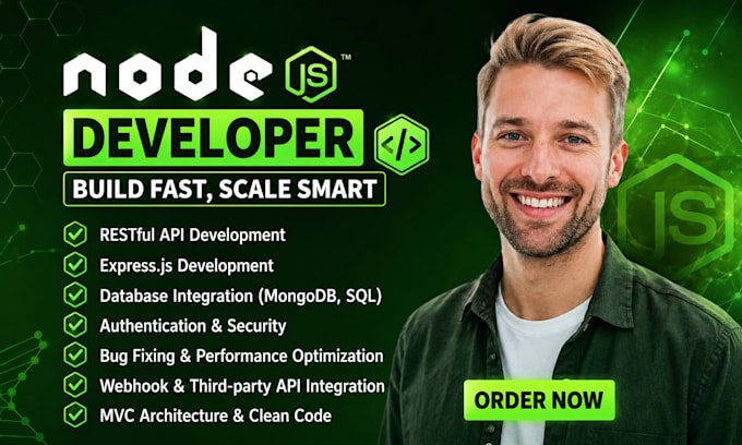 be your perfect node js developer for ai mobile or web app