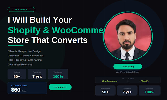 build a shopify or woocommerce store for your business
