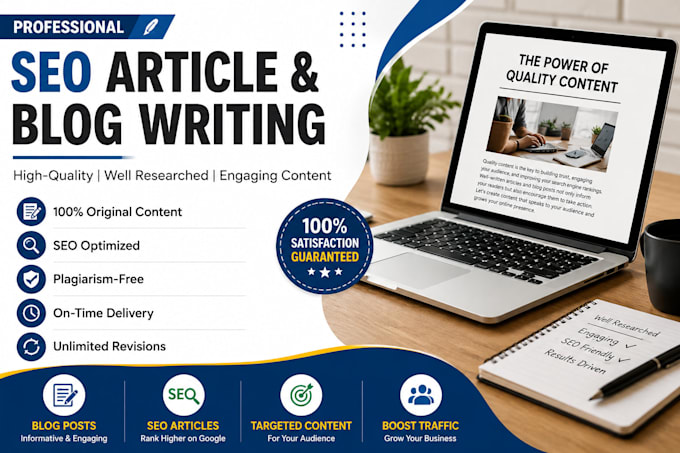 write SEO friendly articles and blogs
