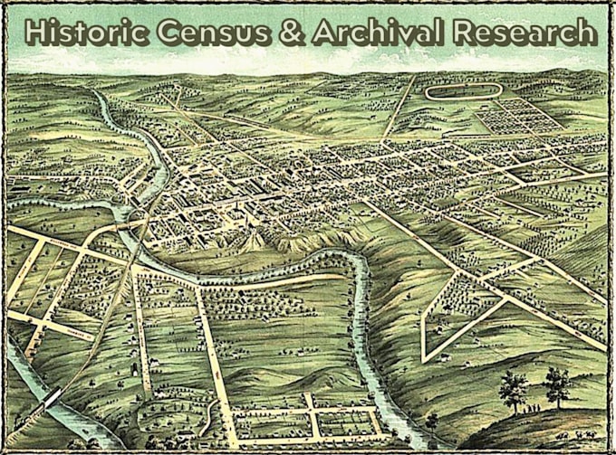 conduct historical census and property research