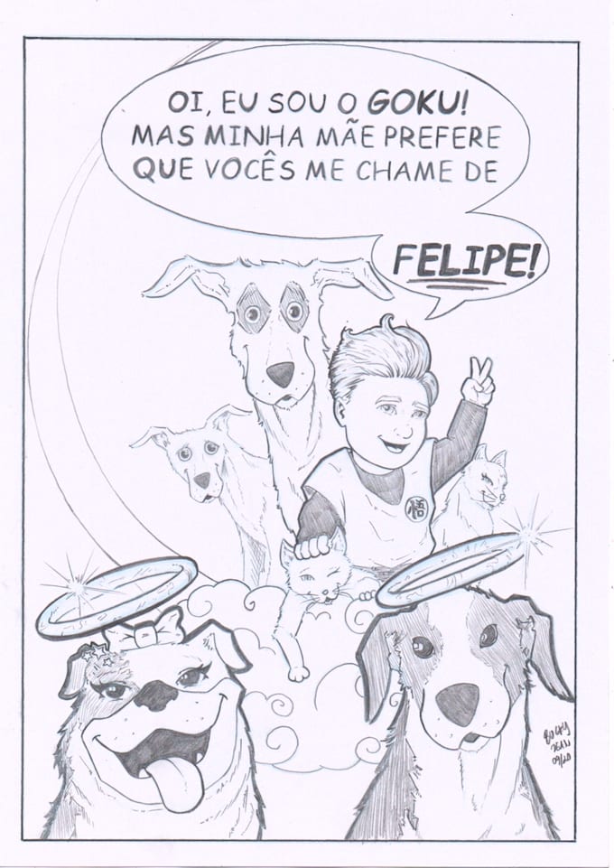 draw comic style illustration