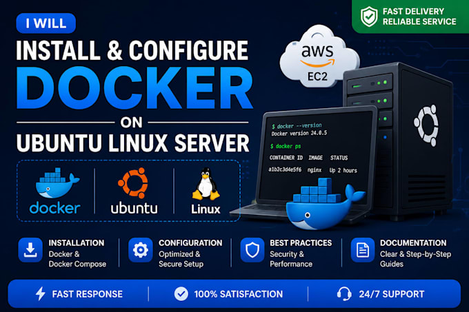 setup docker on ubuntu linux server