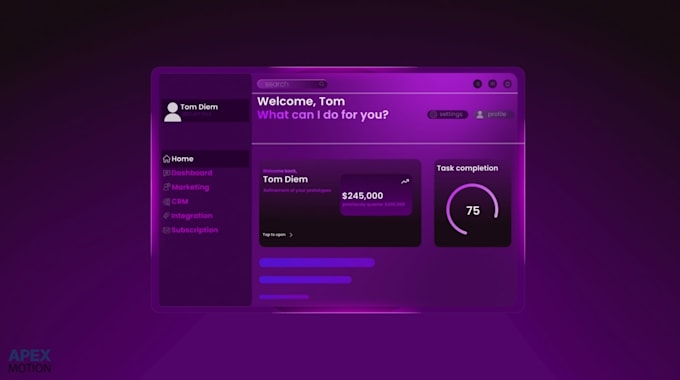 create high quality premium saas motion graphics and saas explainer video