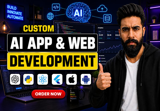 Do ai mobile app development, ai website, app developer, ai chatbot, ai ...