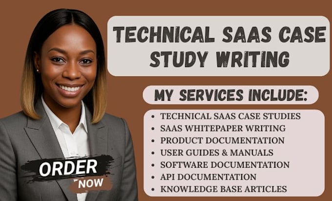 write a technical saas case study whitepaper or product documentation
