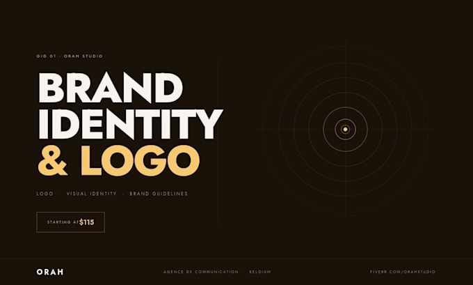 design a professional brand identity and logo