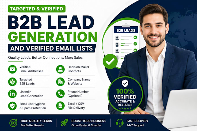 do b2b lead generation and verified email lists