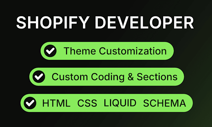 create shopify liquid sections and customize your theme