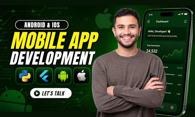 do mobile app development flutter app development and web app development