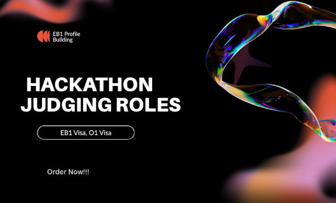 professional hackathon judging recognition for eb1 o1 visa profiles