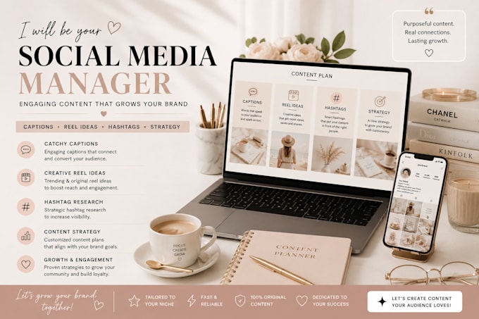 create social media content and real ideas