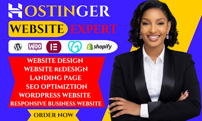 hostinger wordpress, design website, redesign hostinger wordpress website