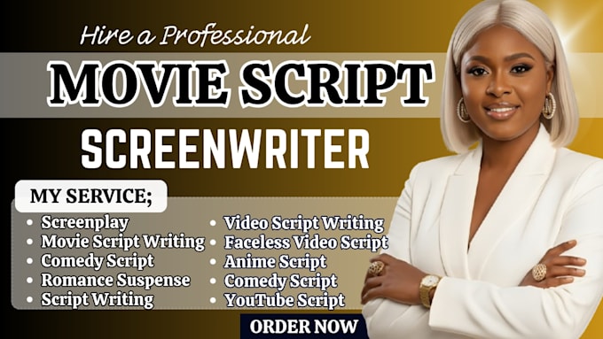 write movie script screenplay screenwriting feature film script drama stage play