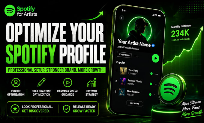 optimize your spotify for artists profile to grow