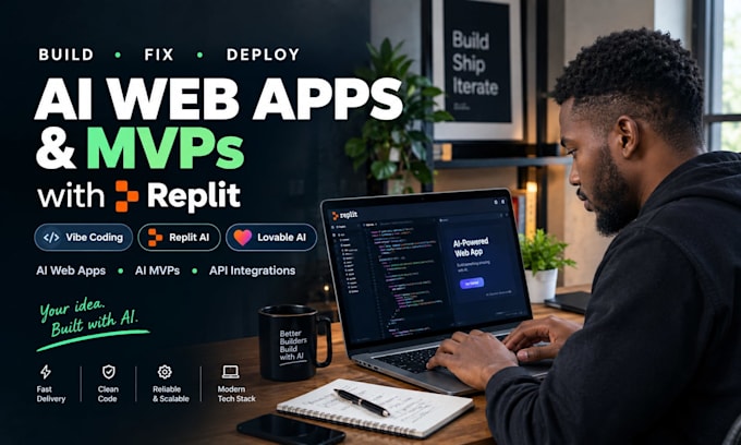 build fix ai web apps and mvps with replit