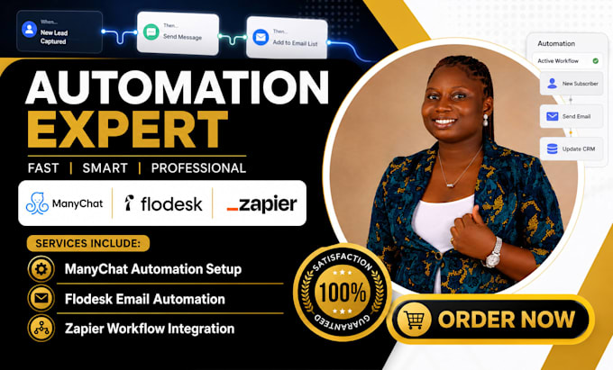 manychat integration, flodesk automation, zapier workflow integration