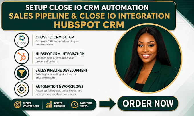 setup close io crm automation sales pipeline close io integration, hubspot crm