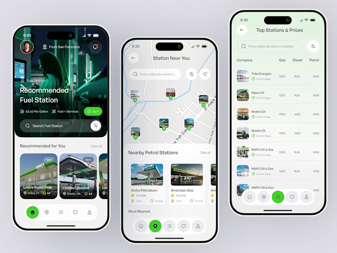 build fuel delivery app with fleet management system and admin panel