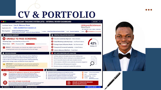 build executive ats resume for your career