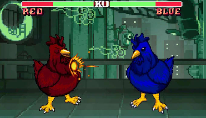 create high quality 2d video game pixel art sprites and animation video
